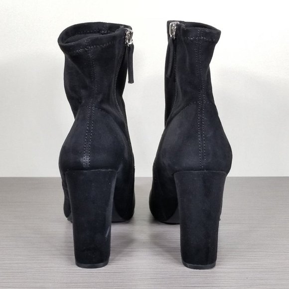 Steve Madden Edit Bootie, Black Textile, Womens Size 7.5 M - Picture 5 of 10